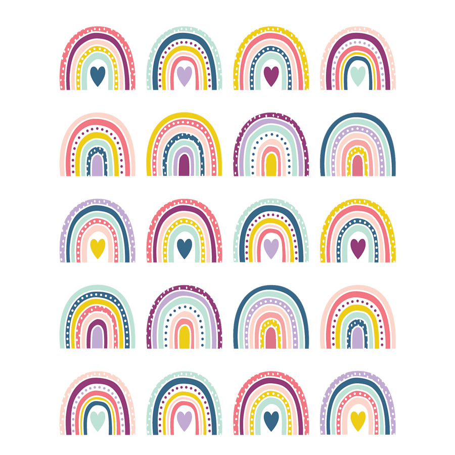 Oh Happy Day Rainbows Stickers-Stickers-Tools 4 Teaching-Classroom Decor and More