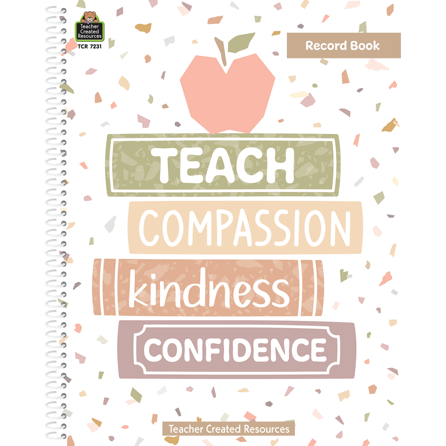 Terrazzo Tones Teacher Record Book-Record & Plan Books-Tools 4 Teaching-Classroom Decor and More