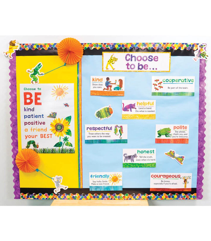 The Very Hungry Caterpillar™ Dots Straight Bulletin Board Borders-Borders-Tools 4 Teaching-Classroom Decor and More