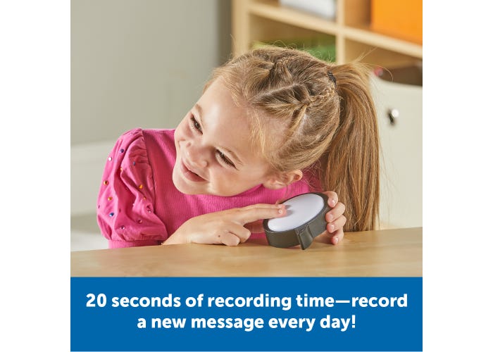 Message Maker Recordable Button - Speech Bubble-Classroom Essentials-Tools 4 Teaching-Classroom Decor and More