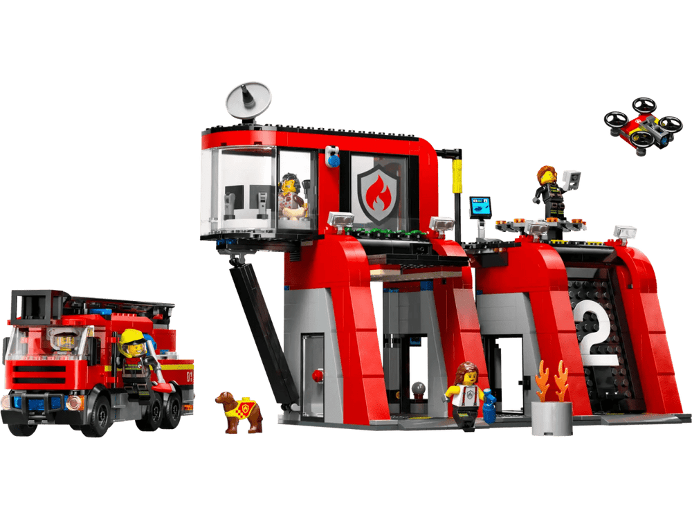 LEGO® City Fire Station with Fire Truck-LEGO-Tools 4 Teaching-Classroom Decor and More