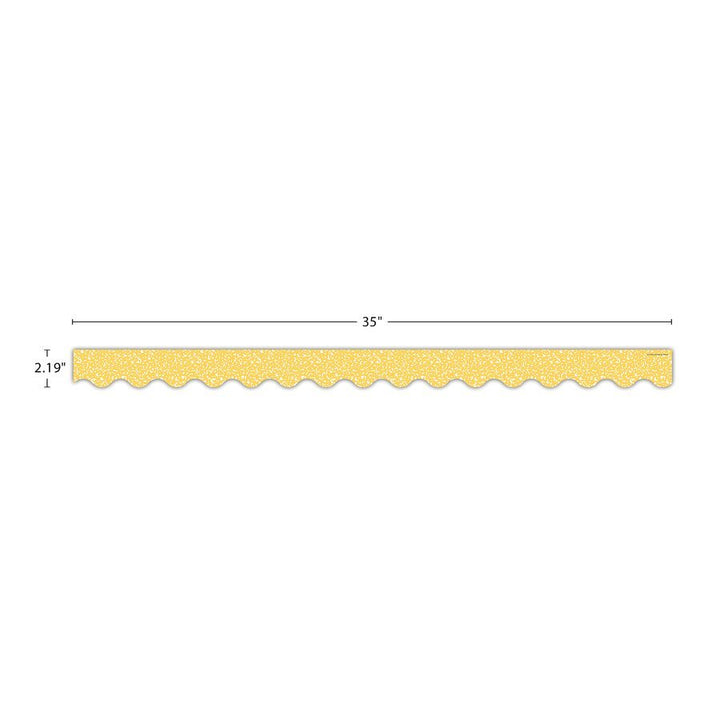 Composition Yellow Scalloped Border Trim-Borders-Tools 4 Teaching-Classroom Decor and More