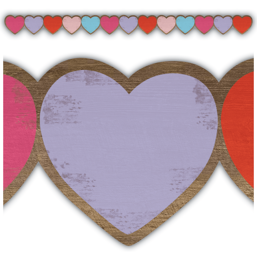 Home Sweet Classroom Hearts Die Cut Border Trim-Tools 4 Teaching-Classroom Decor and More