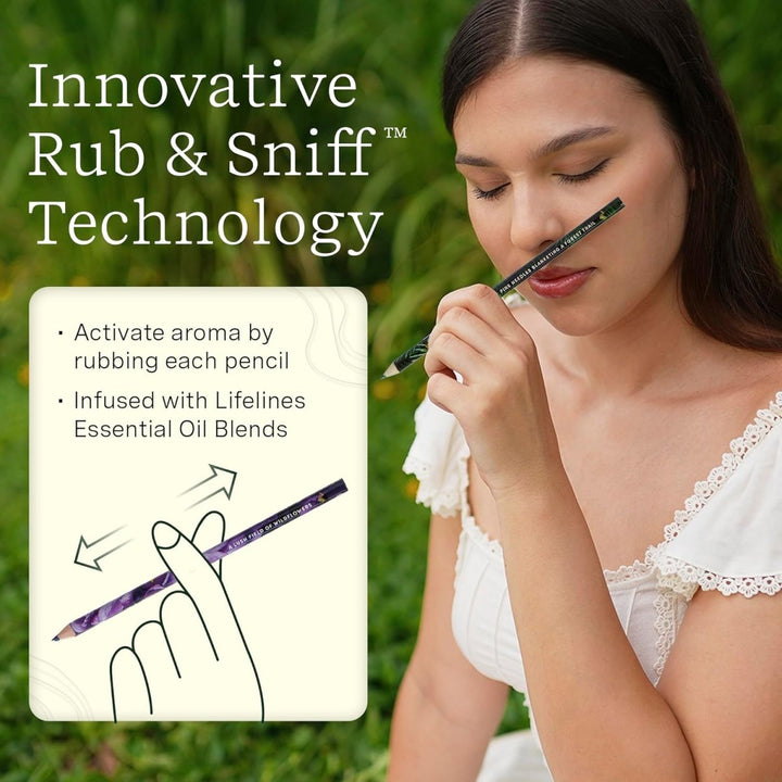 Lifelines™ Rub & Sniff™ Scented Colored Pencils (Earthy Palette)-Art Supplies-Tools 4 Teaching-Classroom Decor and More