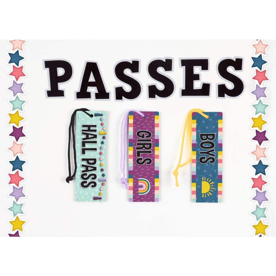 Oh Happy Day Magnetic Hall Pass-Hall Passes-Tools 4 Teaching-Classroom Decor and More