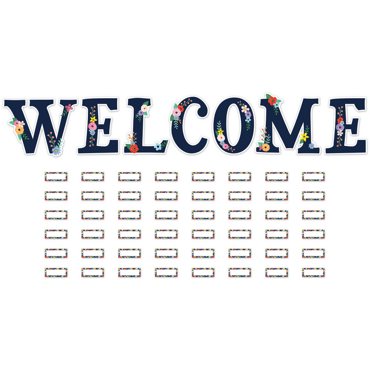 Wildflowers Welcome Bulletin Board-Bulletin Board Sets-Tools 4 Teaching-Classroom Decor and More