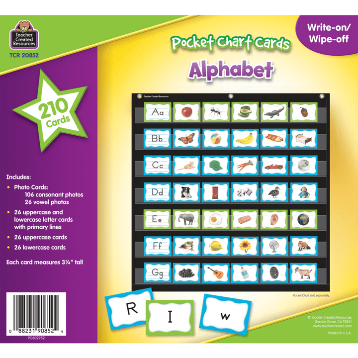 Alphabet Pocket Chart Cards-Subjects - Reading - Alphabet-Tools 4 Teaching-Classroom Decor and More