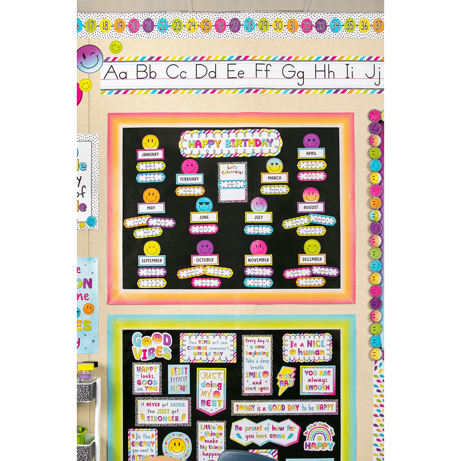 Brights 4Ever Alphabet Line Bulletin Board-Bulletin Board Sets-Tools 4 Teaching-Classroom Decor and More