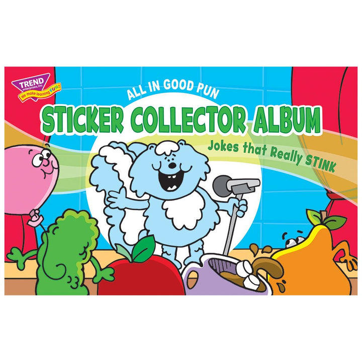 *All in Good Pun: Jokes that Really STINK Sticker Collector Album (stickers sold separately)-Stickers-Tools 4 Teaching-Classroom Decor and More