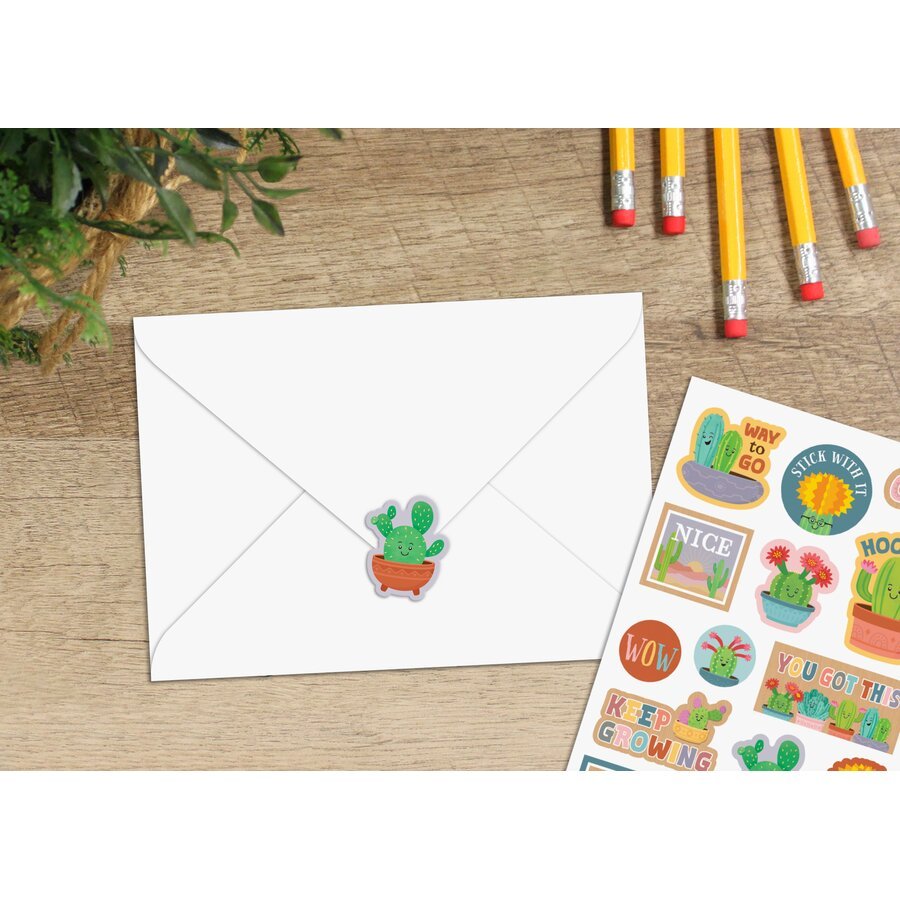 Happy Cactus Crew Stickers-Stickers-Tools 4 Teaching-Classroom Decor and More