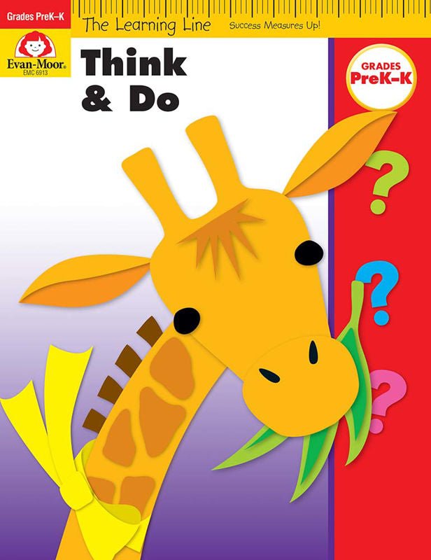 Learning Line: Think and Do, Grades PreK-K-Math Books-Tools 4 Teaching-Classroom Decor and More