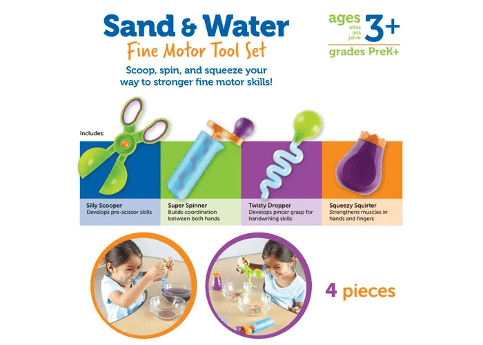 *Sand & Water Fine Motor Tool Set-Fine Motor-Tools 4 Teaching-Classroom Decor and More