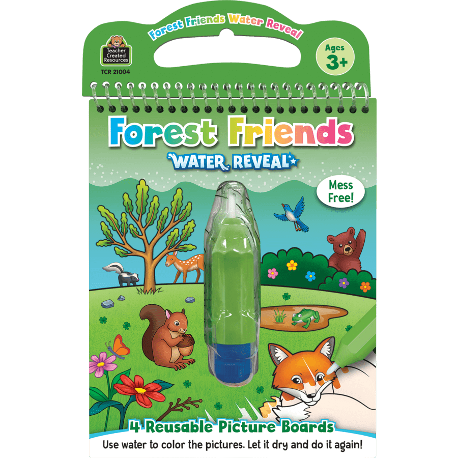 Forest Friends Water Reveal-Activity Pads-Tools 4 Teaching-Classroom Decor and More