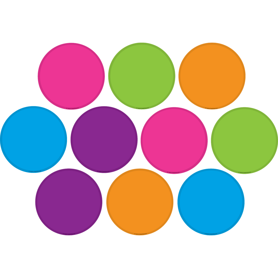 Bright Colors Circles Accents-Accents-Tools 4 Teaching-Classroom Decor and More