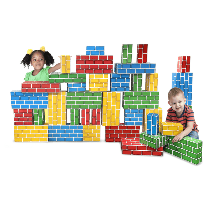 Easy-Stack Cardboard Blocks (40-Piece Set)-Building-Tools 4 Teaching-Classroom Decor and More