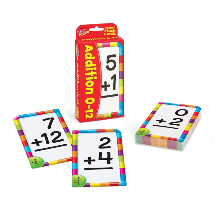 Addition 0-12 Pocket Flash Cards-Flashcards-Tools 4 Teaching-Classroom Decor and More