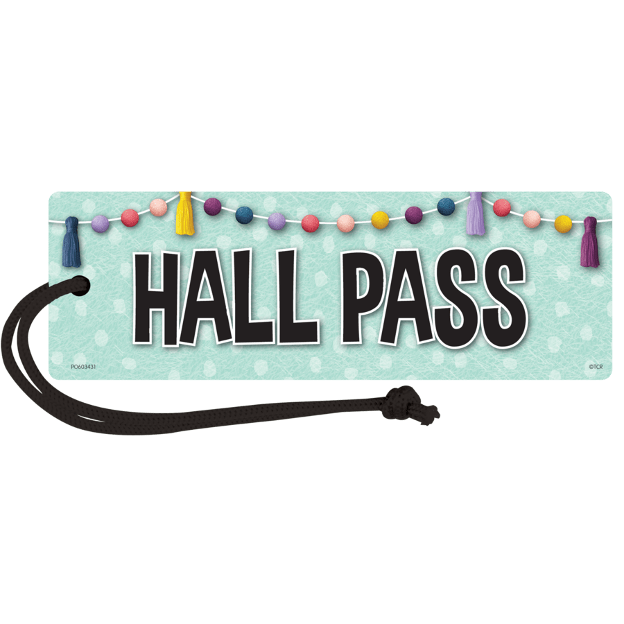 Oh Happy Day Magnetic Hall Pass-Hall Passes-Tools 4 Teaching-Classroom Decor and More