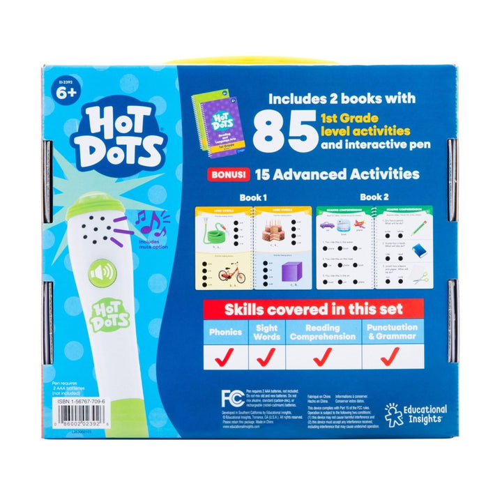 Hot Dots® Jr. Let's Master Grade 1 Reading Set with Hot Dots® Pen-Hot Dots-Tools 4 Teaching-Classroom Decor and More