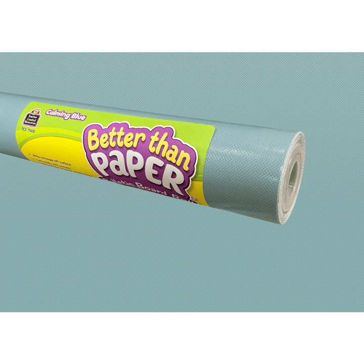 Better Than Paper® Bulletin Board Roll: Calming Blue-Bulletin Board Paper - Better Than Paper-Tools 4 Teaching-Classroom Decor and More