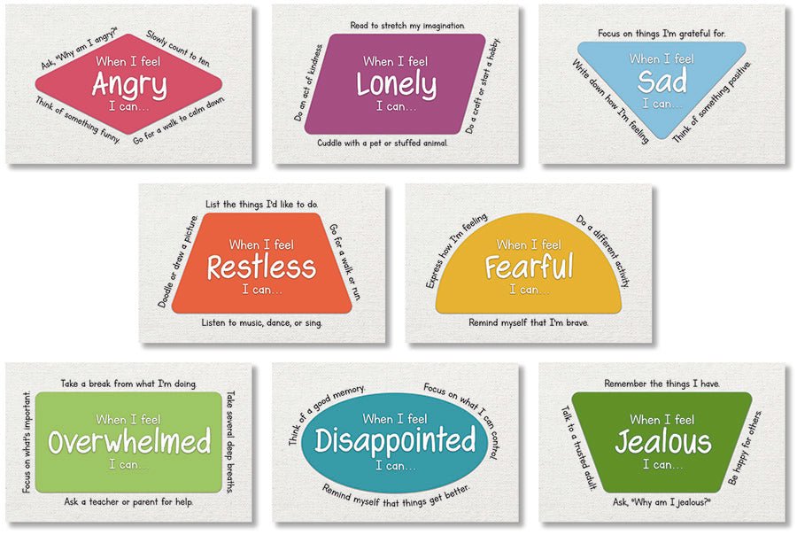 SEL: Managing Emotions Bulletin Board Set-Bulletin Board Sets-Tools 4 Teaching-Classroom Decor and More