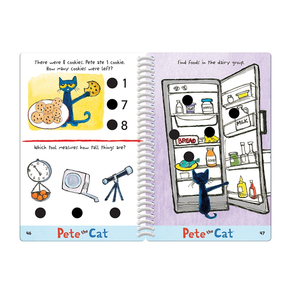 Hot Dots® Jr. Pete the Cat® Kindergarten Rocks! Set with Pete the Cat®—Your Groovin', Schoolin', Friend Pen-Hot Dots-Tools 4 Teaching-Classroom Decor and More