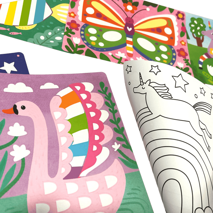 Foil-tastic Foil Art & Coloring Set - Whimsical World-Craft Activity-Tools 4 Teaching-Classroom Decor and More