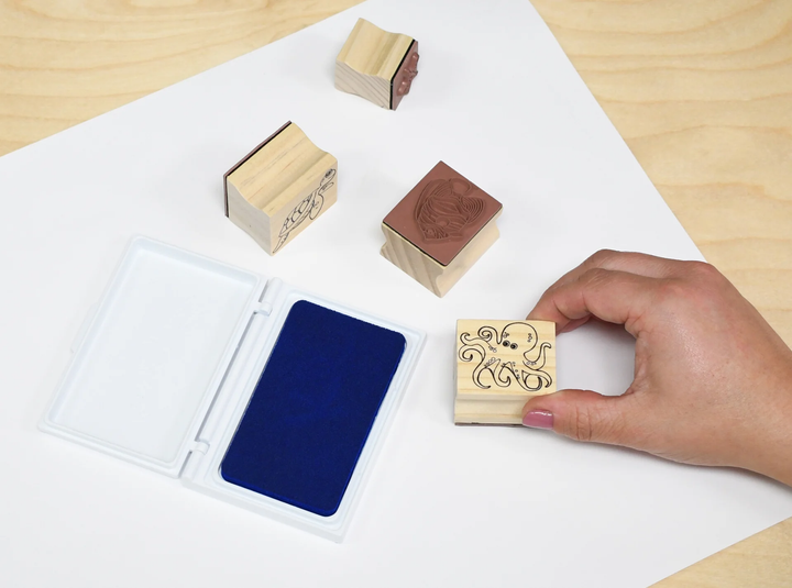 Washable Stamp Pad - Blue-Stamps &amp; Stamp Pads-Tools 4 Teaching-Classroom Decor and More
