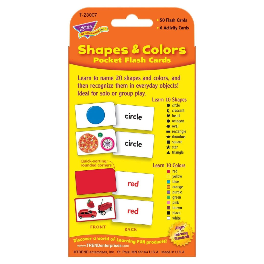 Shapes & Colors Pocket Flash Cards-Flashcards-Tools 4 Teaching-Classroom Decor and More