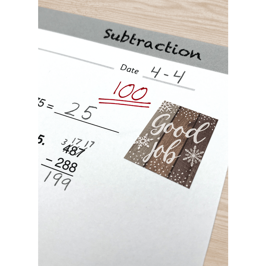 Home Sweet Classroom Winter Stickers-Tools 4 Teaching-Classroom Decor and More