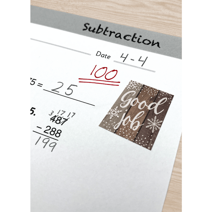 Home Sweet Classroom Winter Stickers-Tools 4 Teaching-Classroom Decor and More