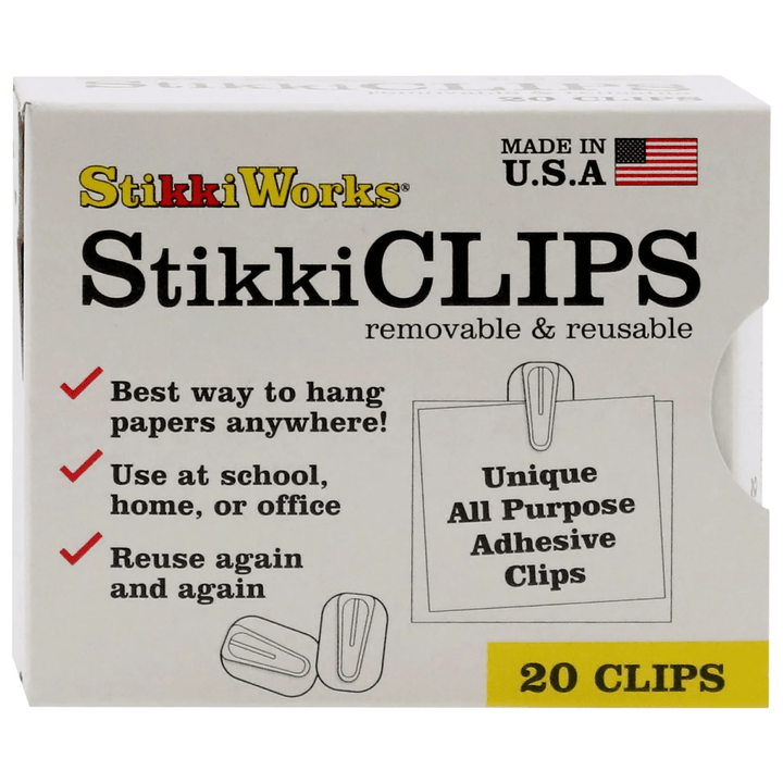StikkiCLIPS™, 20ct-Office Supplies-Tools 4 Teaching-Classroom Decor and More