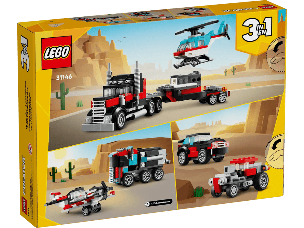 LEGO® Creator Flatbed Truck with Helicopter-LEGO-Tools 4 Teaching-Classroom Decor and More