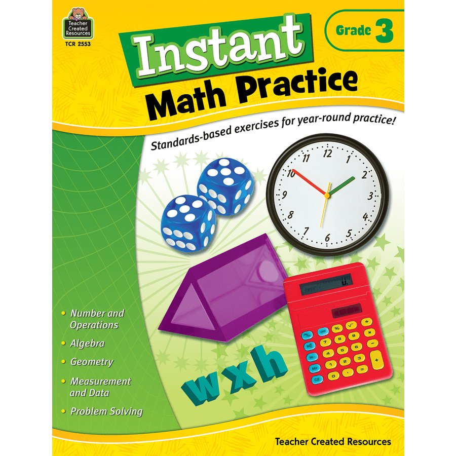 Instant Math Practice: Grades 2-6-Math Books-Tools 4 Teaching-Classroom Decor and More