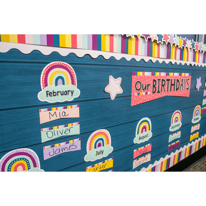 Oh Happy Day Our Birthdays Mini Bulletin Board-Mini Bulletin Boards-Tools 4 Teaching-Classroom Decor and More