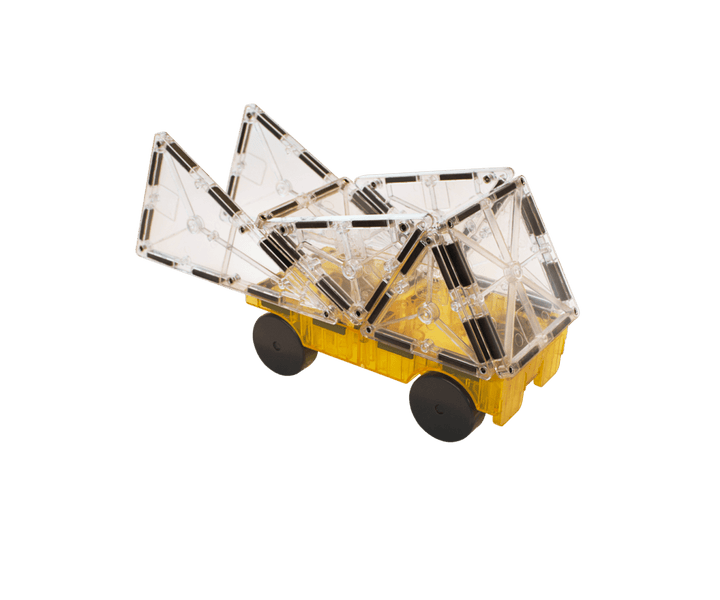 *Magna-Tiles® Cars 2-Piece Yellow & Green-Magnatiles-Tools 4 Teaching-Classroom Decor and More