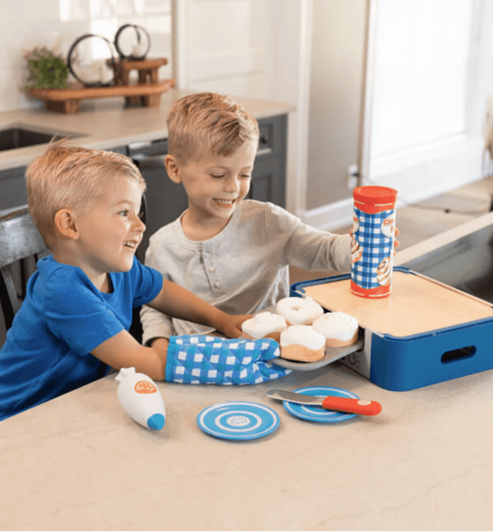 Pretendables Cinnamon Roll Set-Play Food-Tools 4 Teaching-Classroom Decor and More