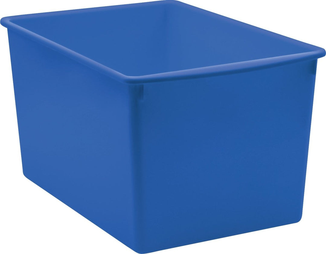 Plastic Multi-Purpose Bin: Blue-Organization-Tools 4 Teaching-Classroom Decor and More