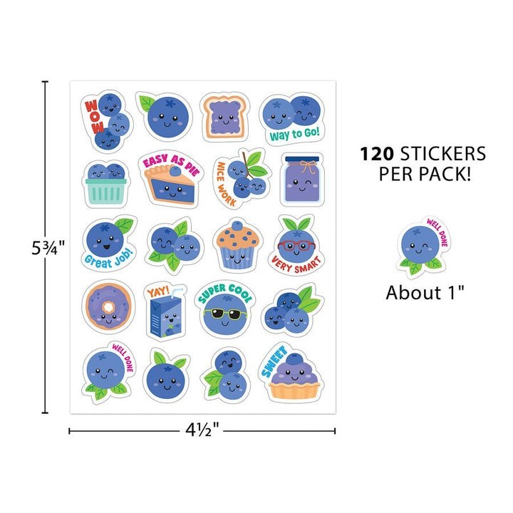 Blueberry Smelly Stickers-Stickers-Tools 4 Teaching-Classroom Decor and More