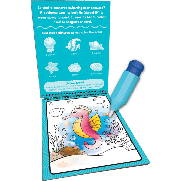 Ocean Life Water Reveal-Activity Pads-Tools 4 Teaching-Classroom Decor and More