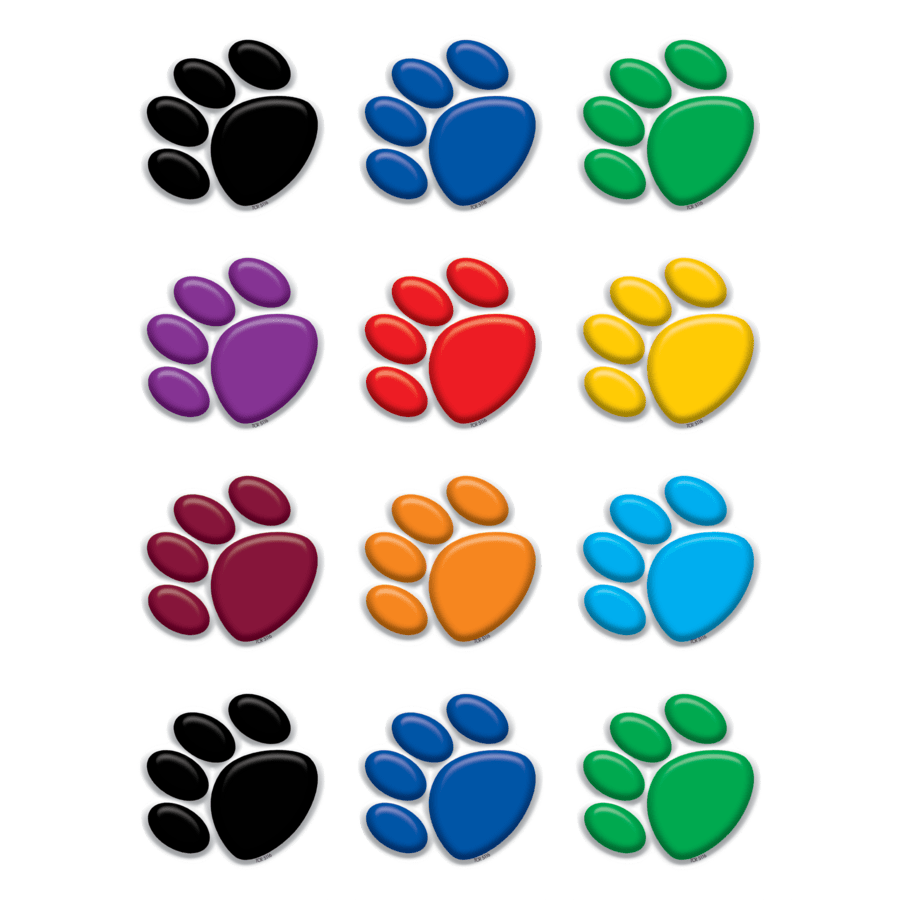 Paw Prints Mini Accent-Mini Accents-Tools 4 Teaching-Classroom Decor and More