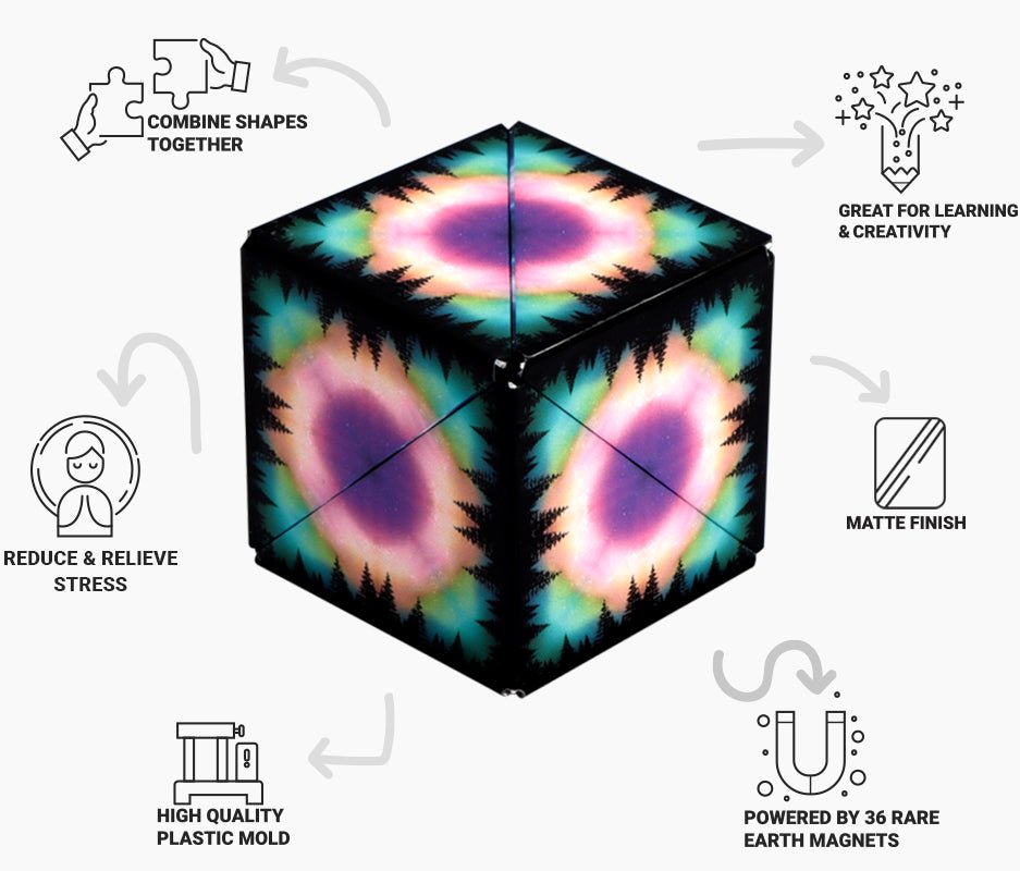 Shashibo Explorer Series: Moon-Fidgets-Tools 4 Teaching-Classroom Decor and More