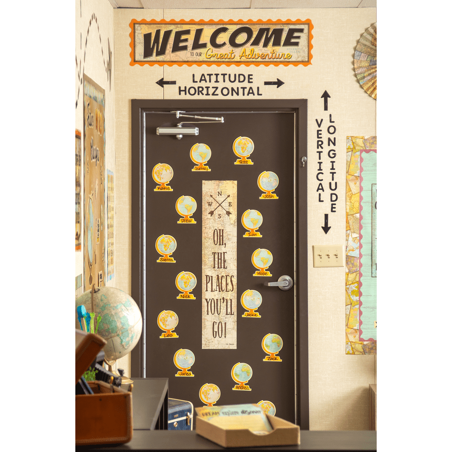 Travel the Map Globe Accents-Accents-Tools 4 Teaching-Classroom Decor and More