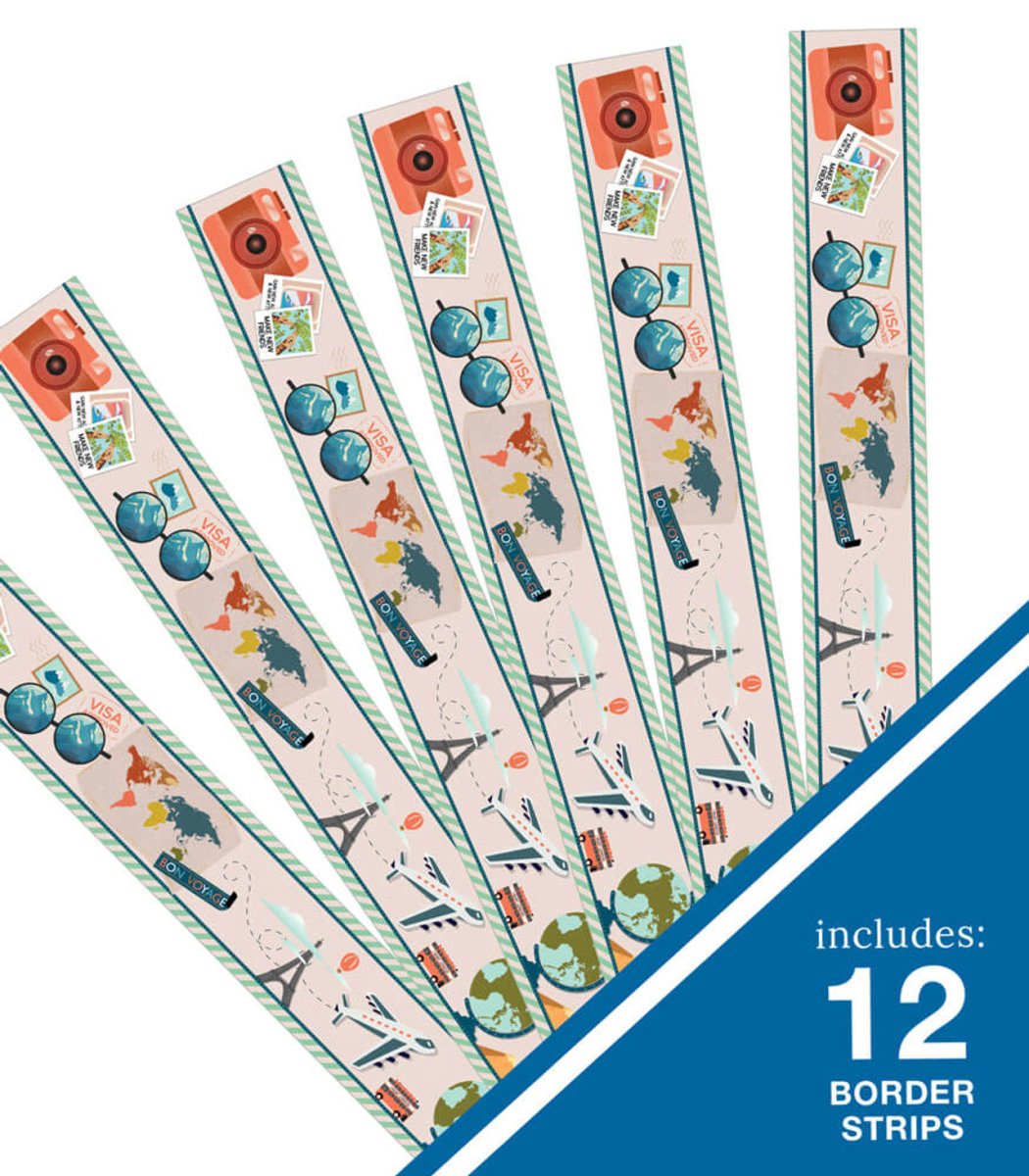 Let's Explore: Let's Explore Straight Bulletin Board Borders-Borders-Tools 4 Teaching-Classroom Decor and More