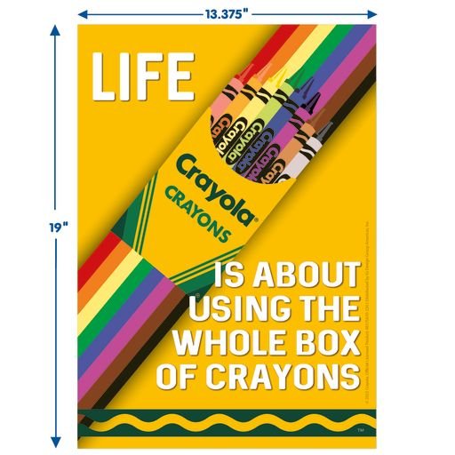 Crayola - Use the Whole Box of Crayons-Posters-Tools 4 Teaching-Classroom Decor and More