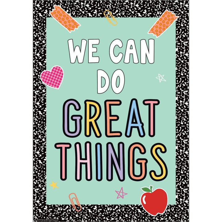 We Can Do Great Things Positive Poster-Posters-Tools 4 Teaching-Classroom Decor and More