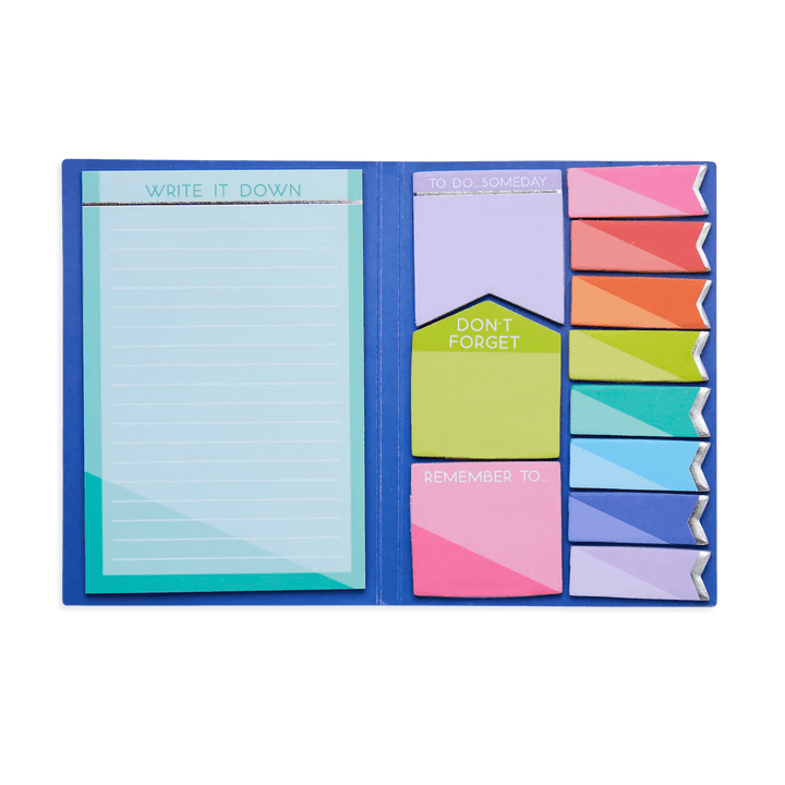 Side Notes Sticky Tab Note Pad - Color Write-Arts & Crafts-Tools 4 Teaching-Classroom Decor and More