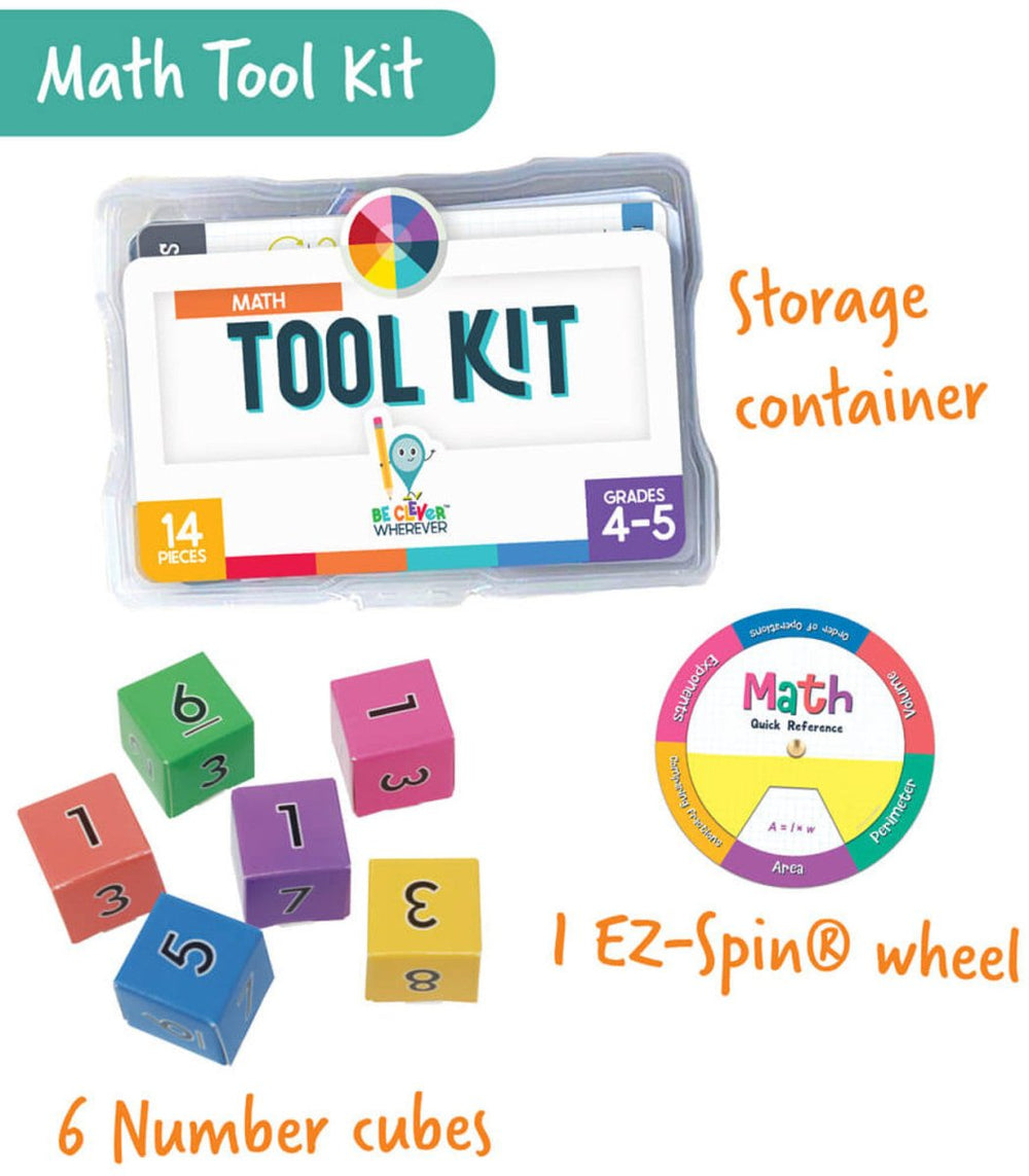 Math Tool Kit Manipulative Grade 4-5 Math 4–5-Math-Tools 4 Teaching-Classroom Decor and More
