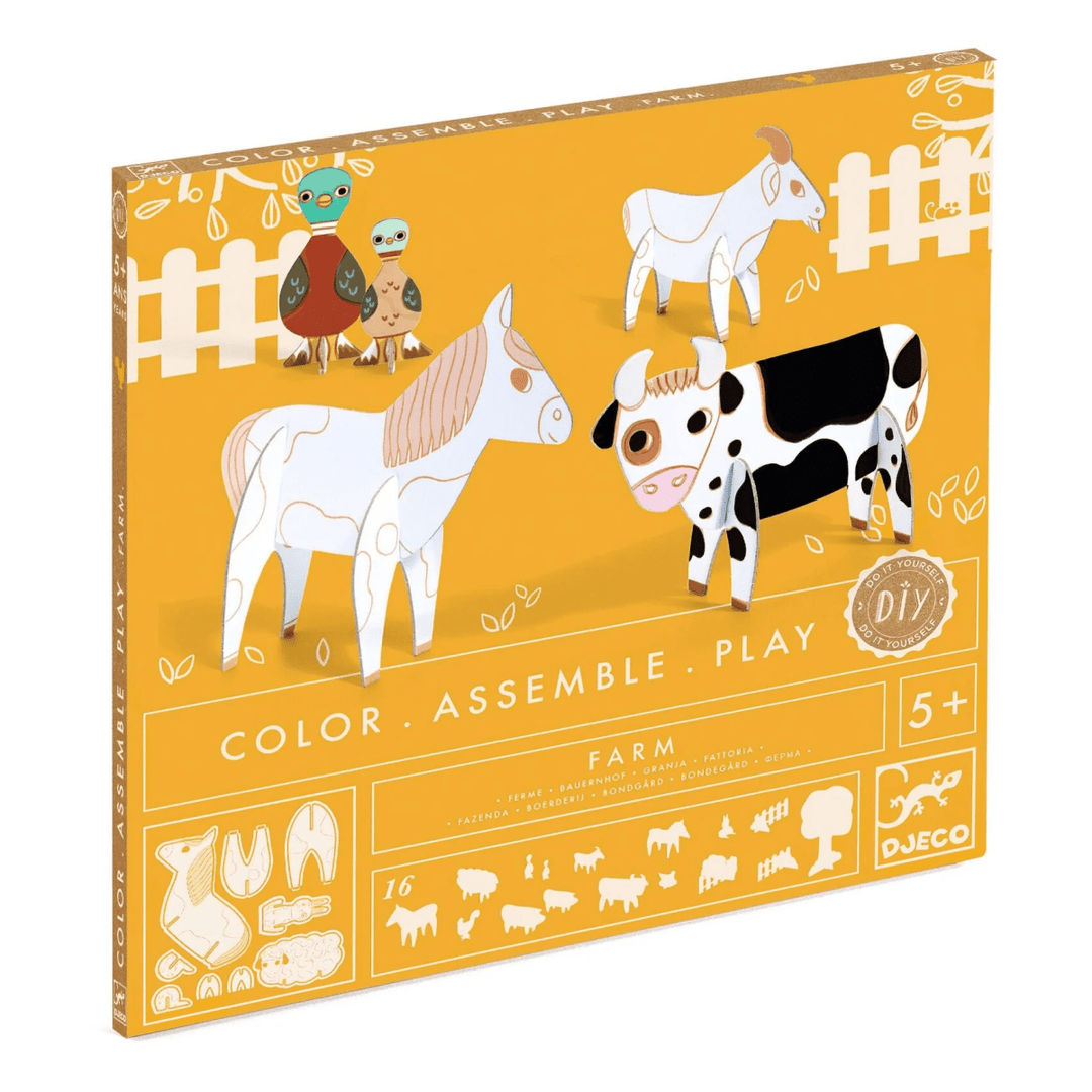 *Farm Color. Assemble. Play. DIY Craft Kit-Arts & Crafts-Tools 4 Teaching-Classroom Decor and More