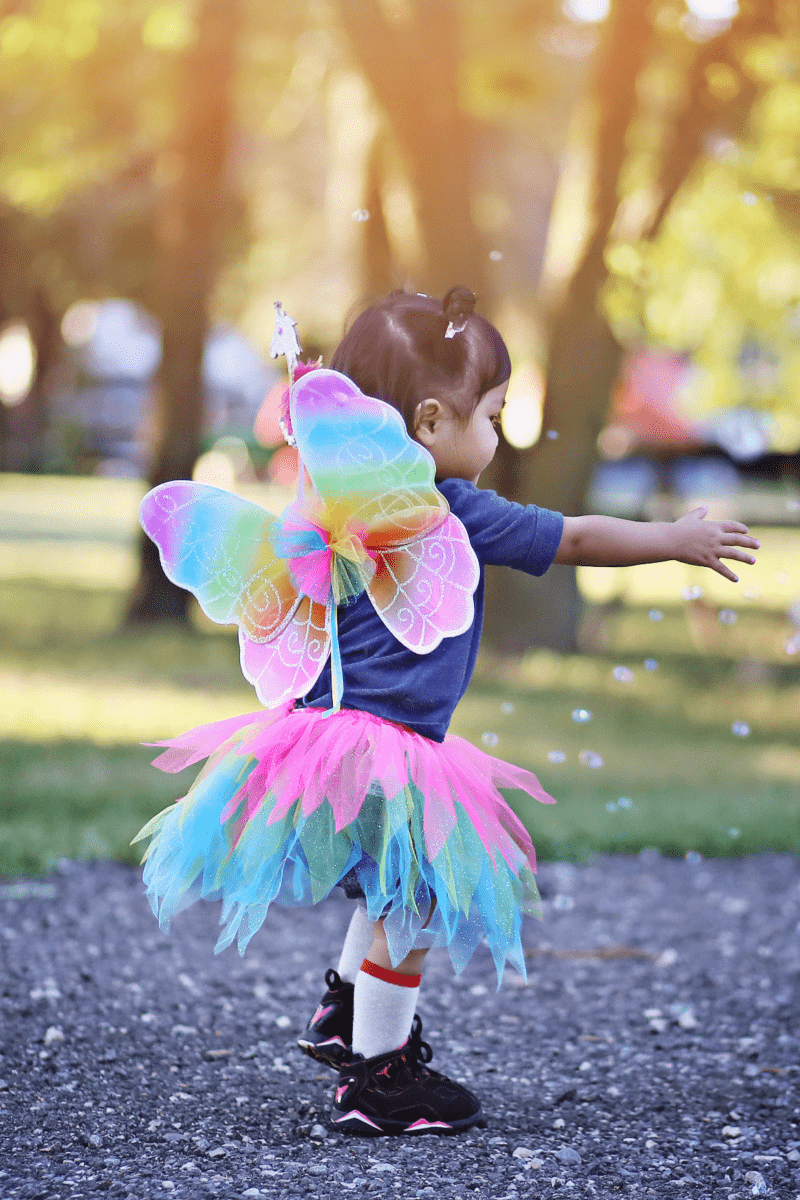 Neon Rainbow Skirt/Wings/Wand, Size 4-7-Dress Up & Jewelry-Tools 4 Teaching-Classroom Decor and More
