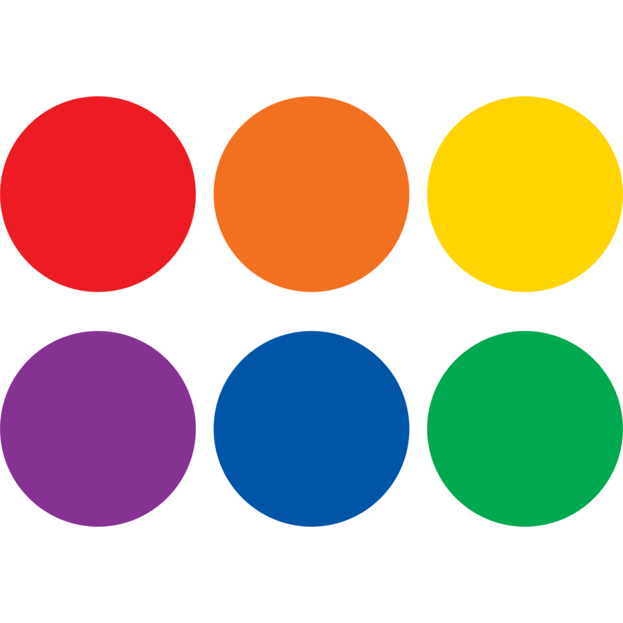 Spot On Floor Markers Colorful Circles - 4"-Classroom Essentials-Tools 4 Teaching-Classroom Decor and More